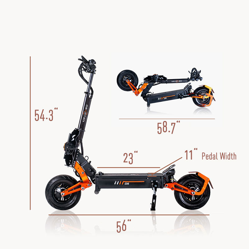 Geometry-of-D5-5000W-Dual-Motor-Electric-Scooters-for-Adults