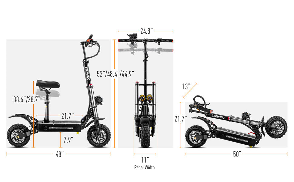 Geometry-of-Teewing-X5-Electric-Scooter
