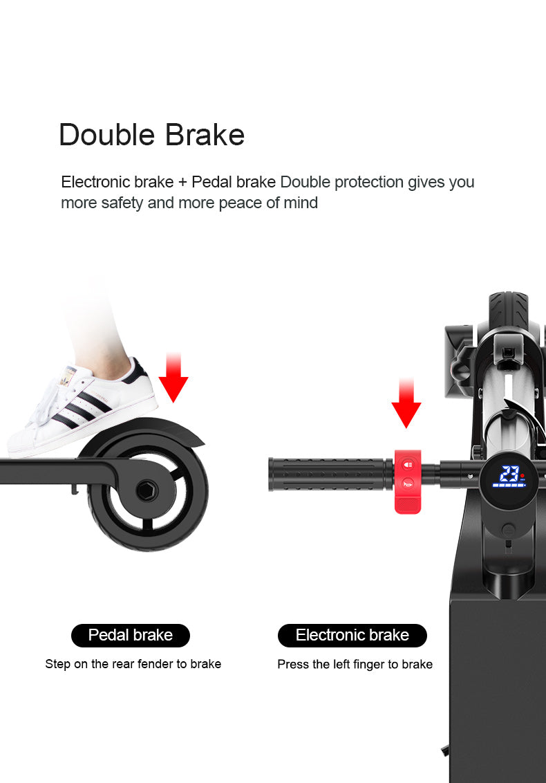 Teewing X6 backpack electric kick scooter (17)