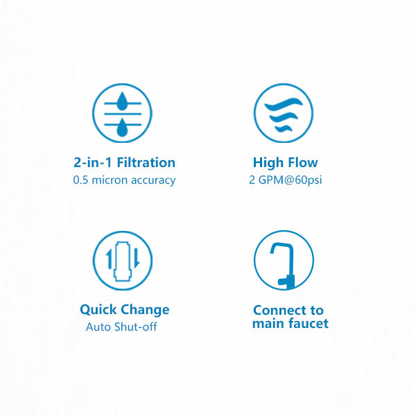 filtro de agua debajo del fregadero sistema de filtro de agua sistema de ósmosis inversa de ósmosis inversa