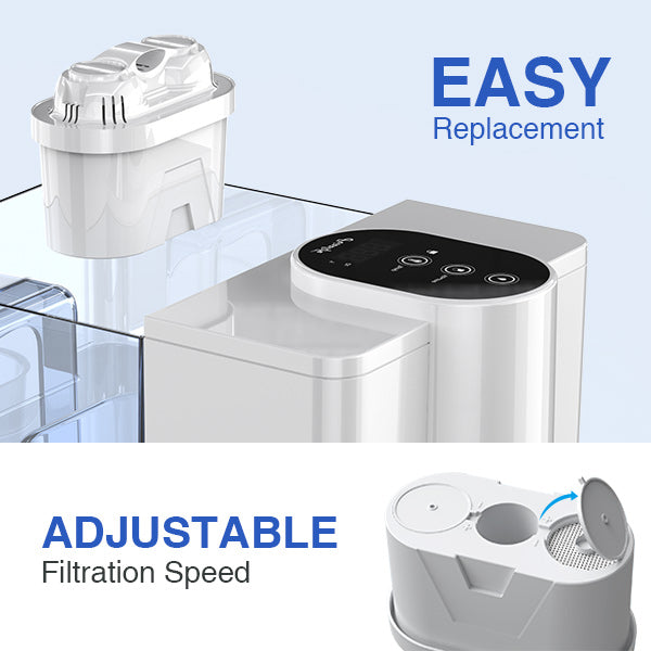 Countertop Water Filtration System, Instant Hot Water Filter, Frizzlife T900