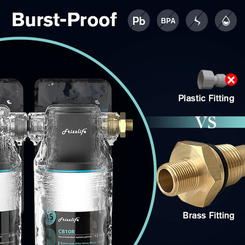 sistema de filtro de agua con filtro de agua debajo del fregadero