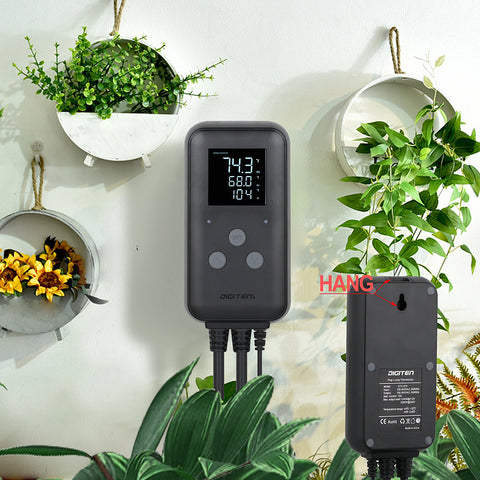 Temperature Controller, Fault Alarming Electronic Socket Thermostat For  Greenhouse US Plug 110-220V 