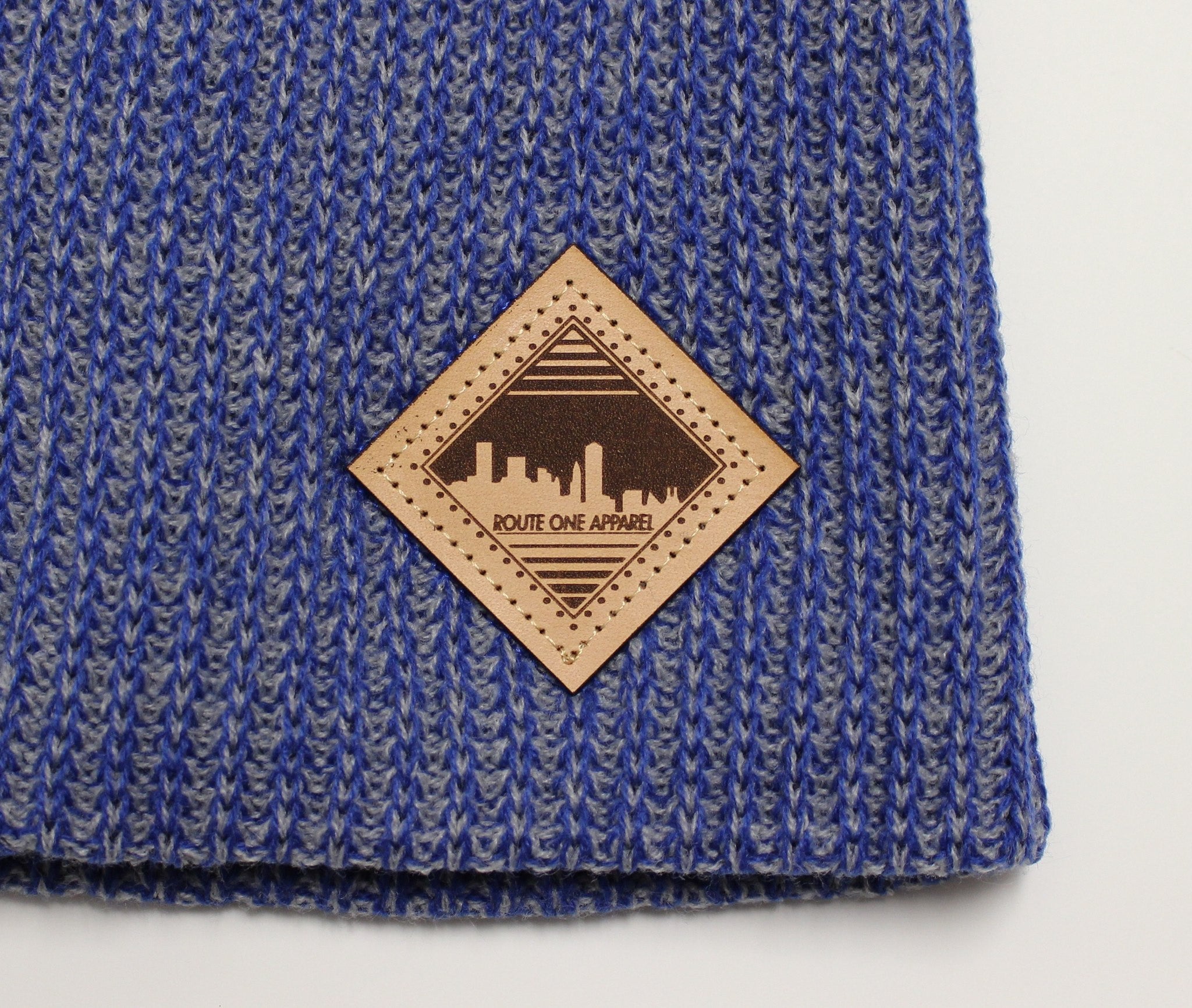 Baltimore Skyline (Harbor Blue) / Knit Beanie Cap