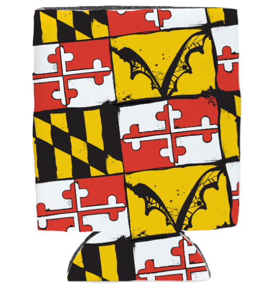 Flying Dog Maryland Flag / Can Cooler