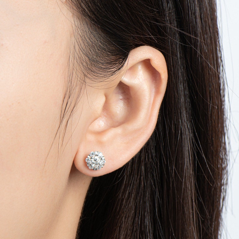 Lux 0.5CT Moissanite Earring Studs