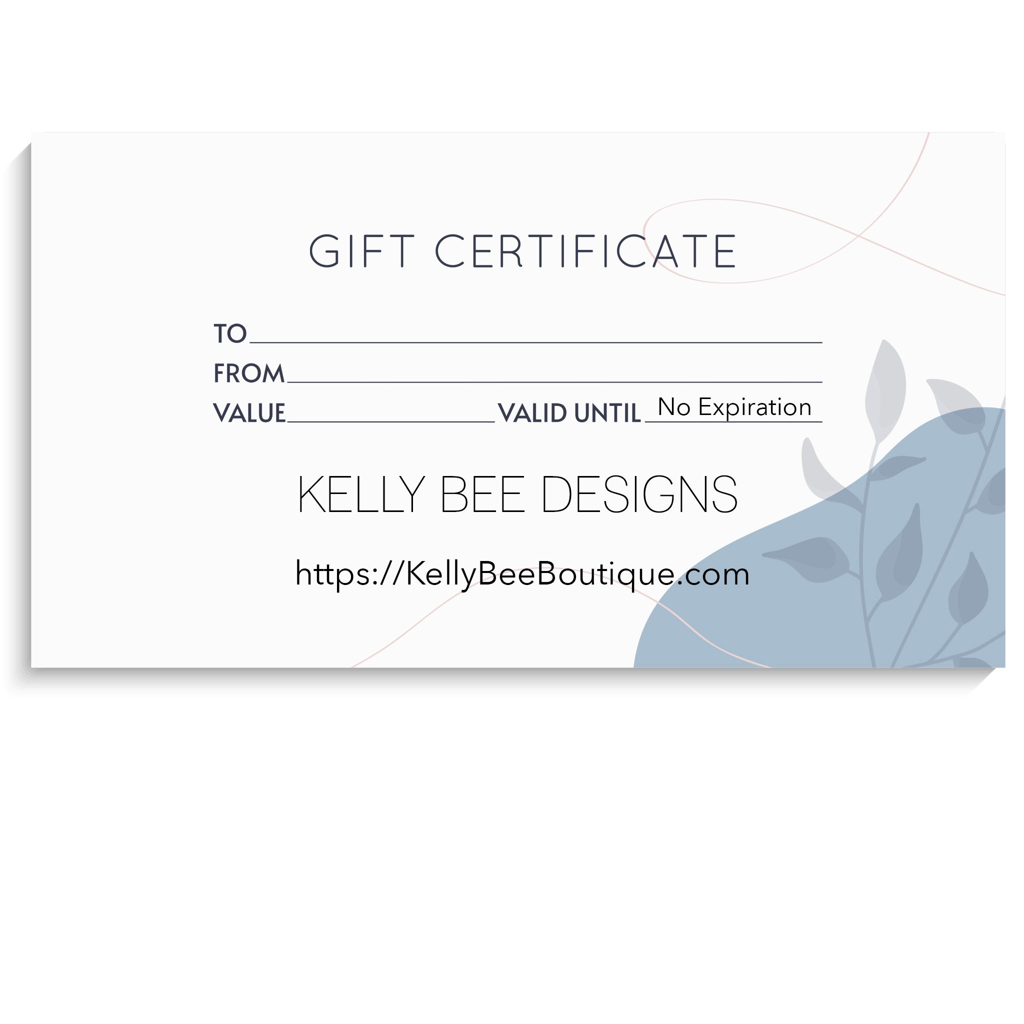Kelly Bee Recovery Gift Card
