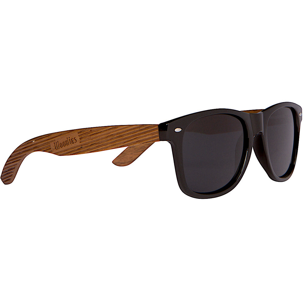 Walnut Wood Polarized Sunglasses with Chevy Bel-Air Style Engraving