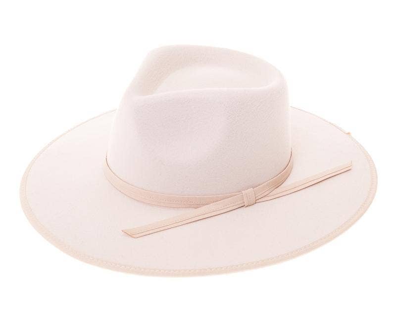 Charlie Rancher Wide Brim Ivory