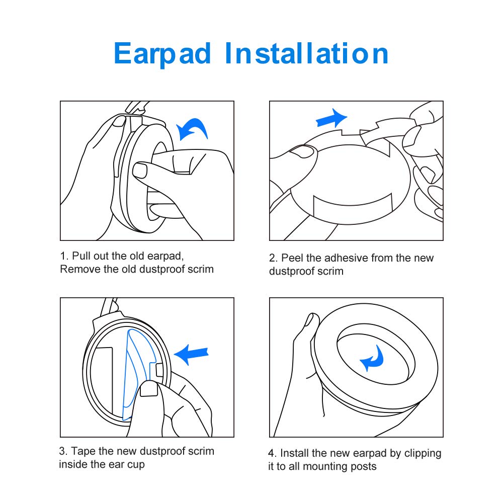 New Bee Bose Replacement Ear Cushions