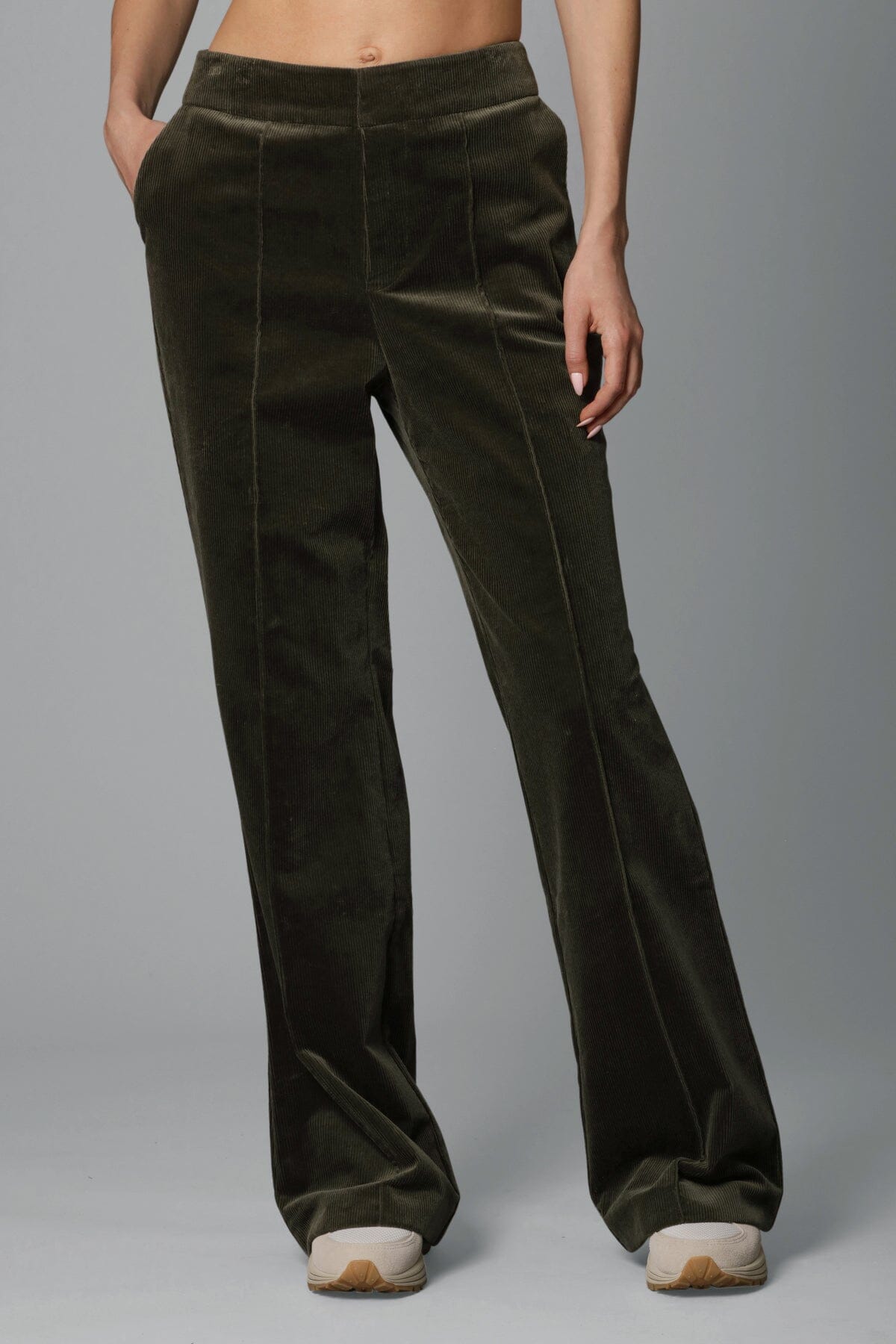 Stretch Corduroy Flare Trouser