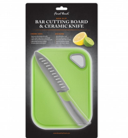 Cutting Board & Ceramic Knife Set