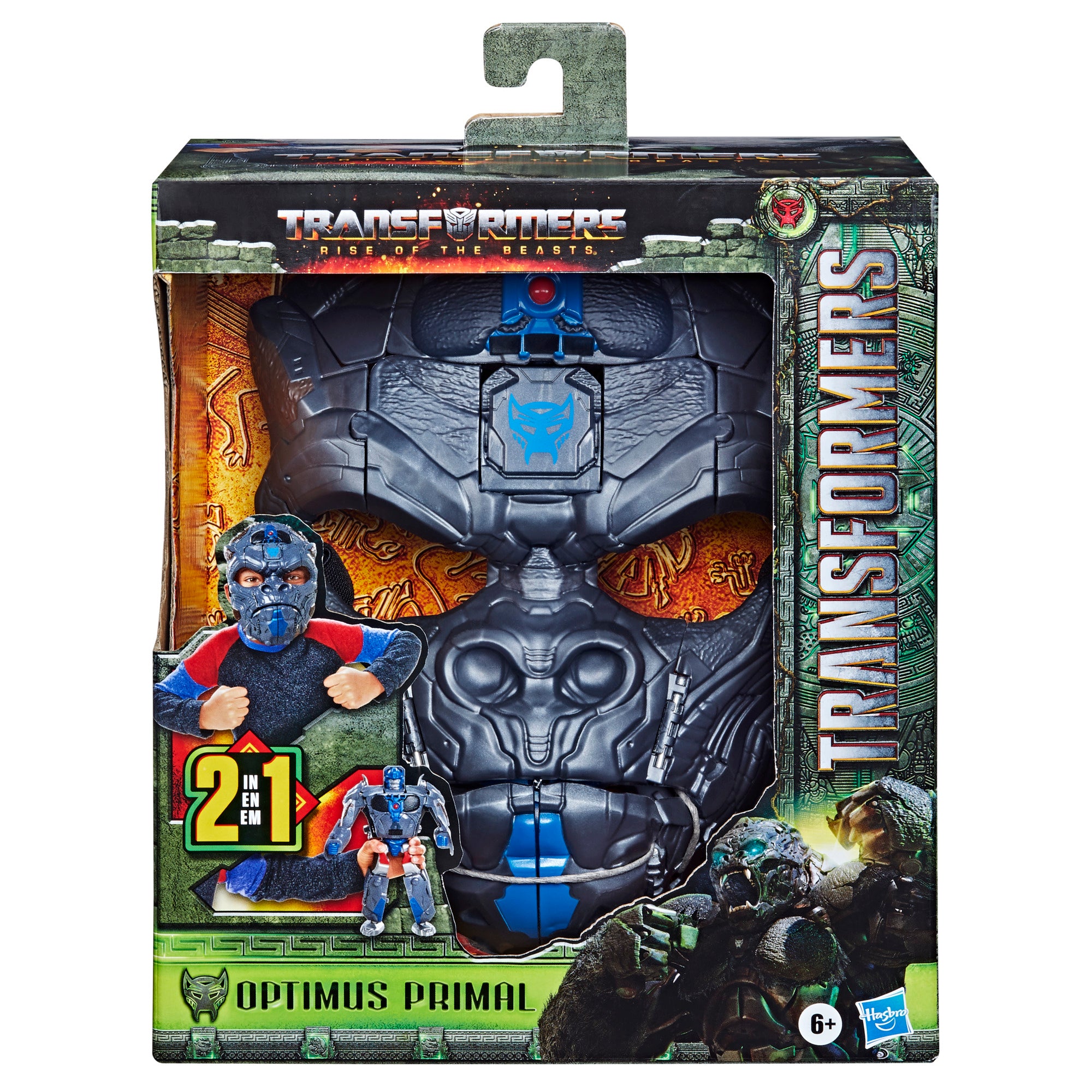 Transformers: Rise of the Beasts Optimus Primal 2-in-1 Mask