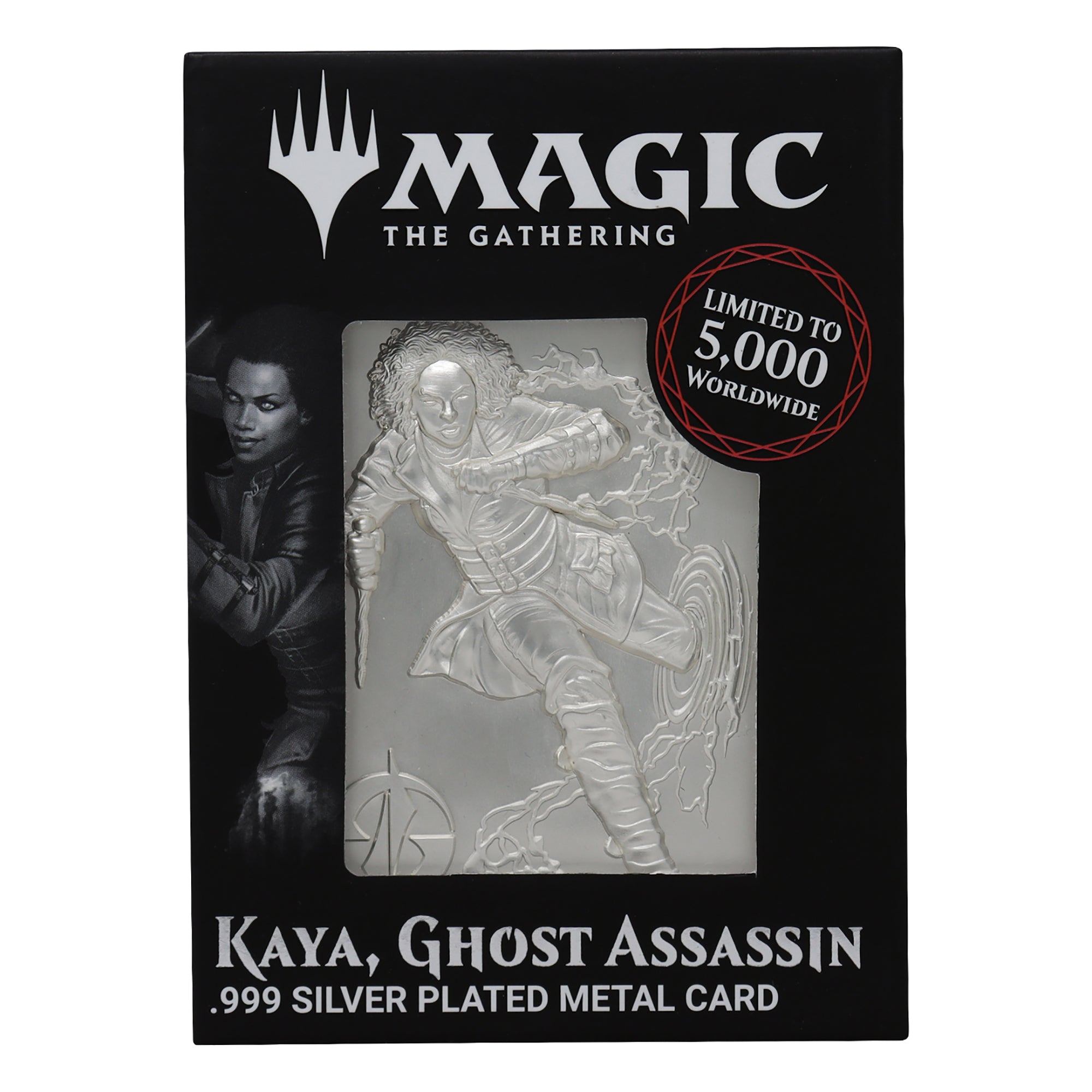 Magic the Gathering Limited Edition .999 Silver Plated Kaya Metal Collectible - Presale