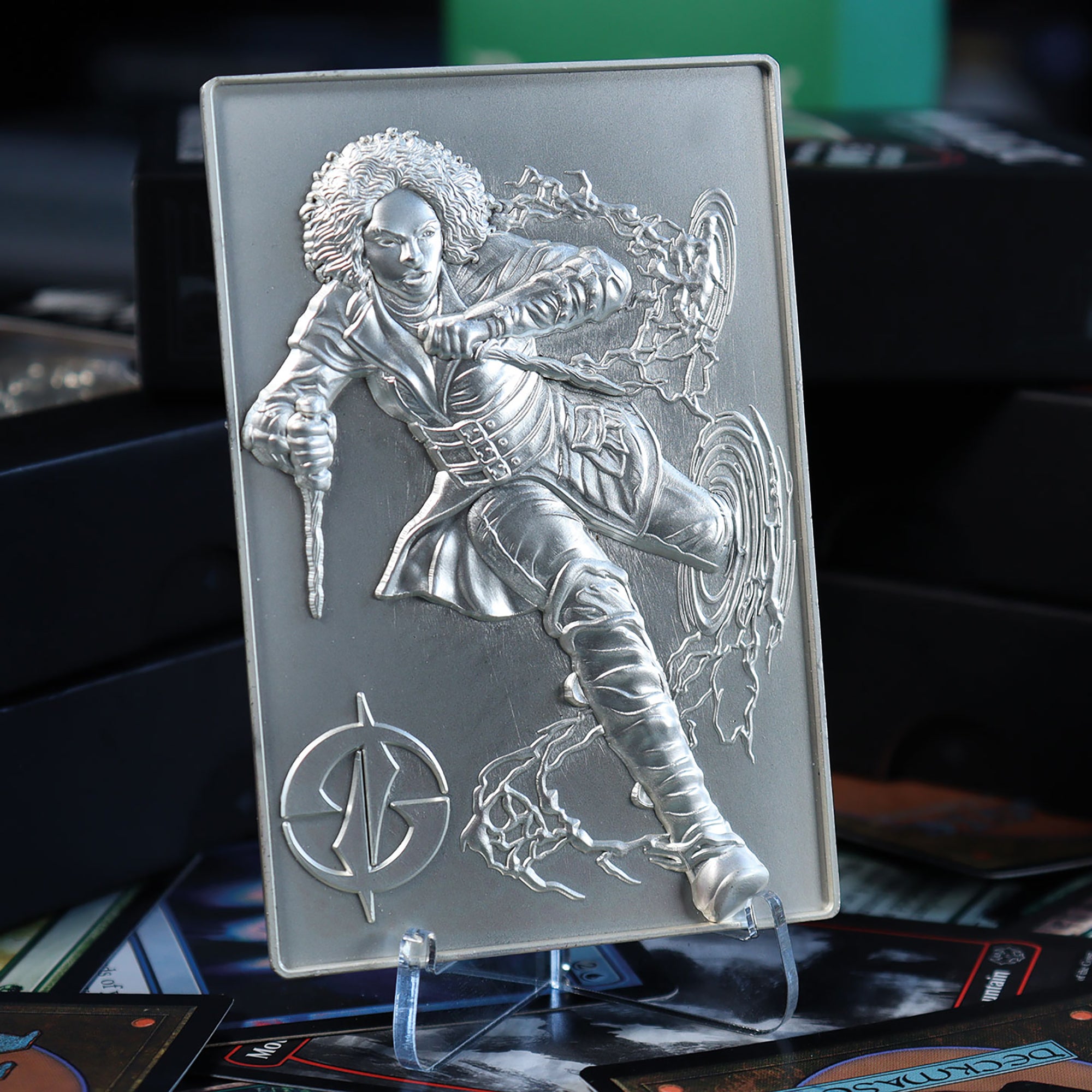 Magic the Gathering Limited Edition .999 Silver Plated Kaya Metal Collectible - Presale