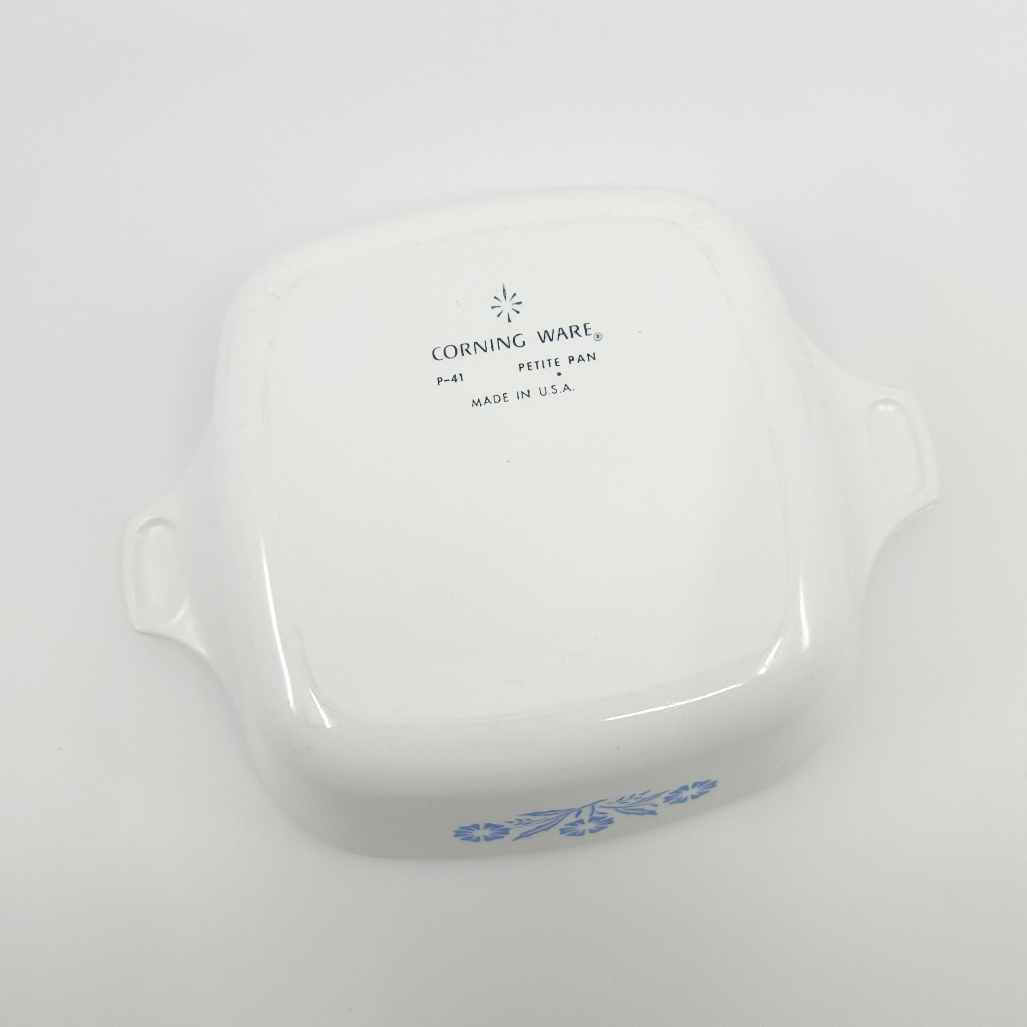 CorningWare Square Baking Dish Petite Pan 1 3/4c - Blue Cornflower