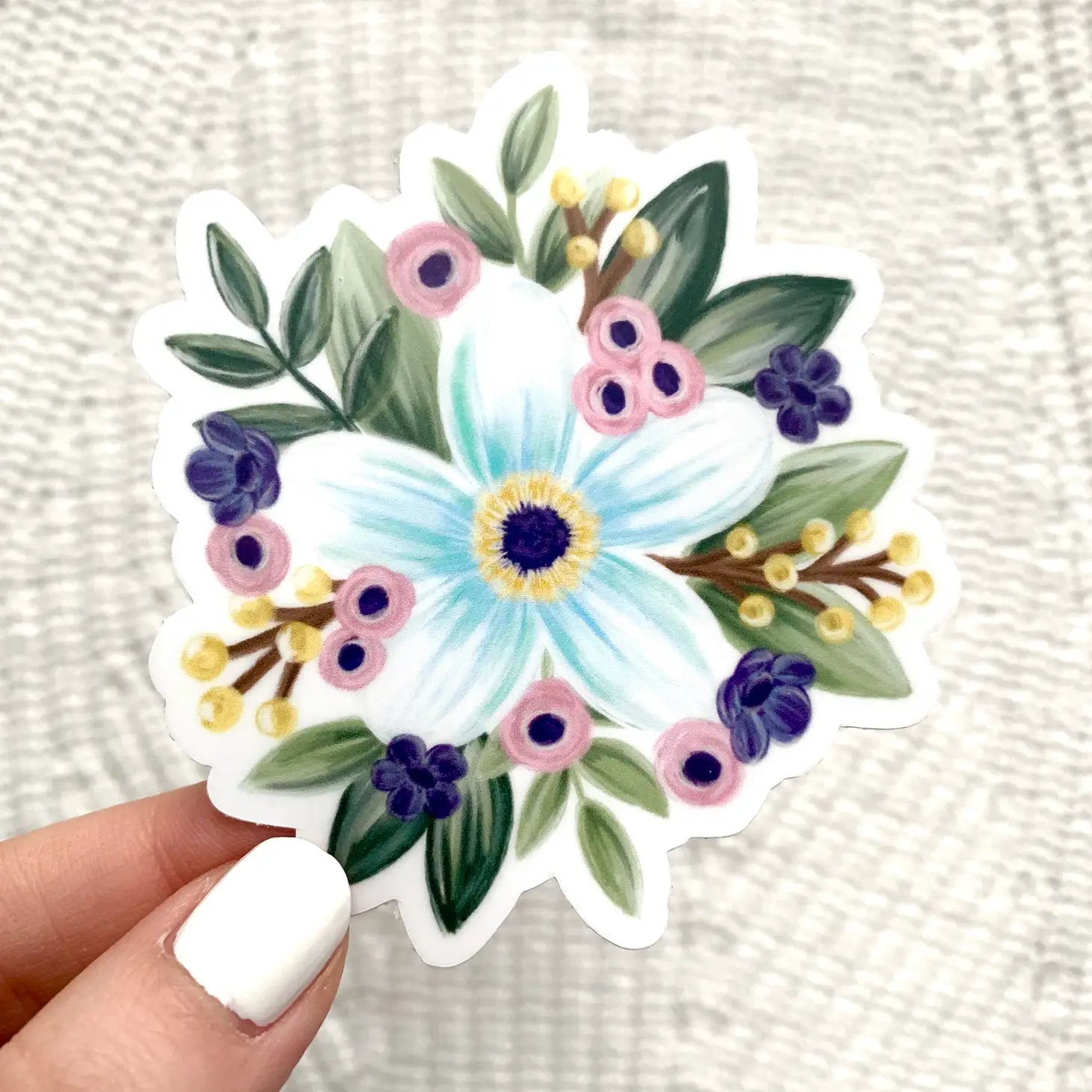 Floral Bunch Design Sticker