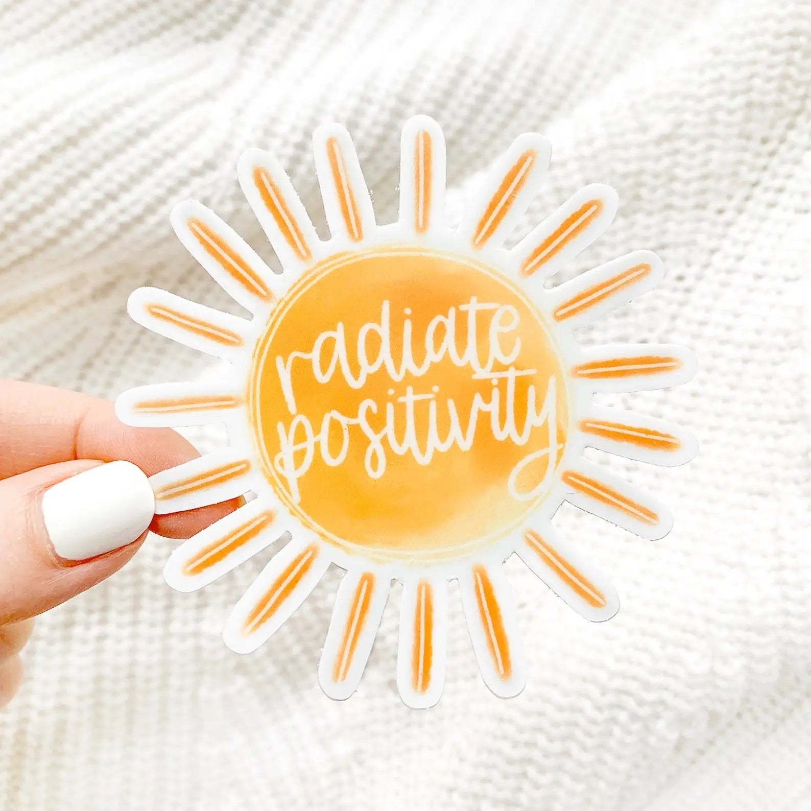 Radiate Positivity Sun Sticker