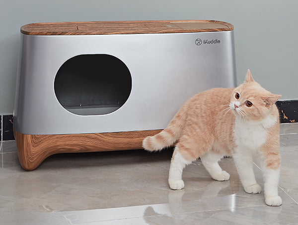 iKuddle makes it easy for you to keep your litter box squeaky clean!