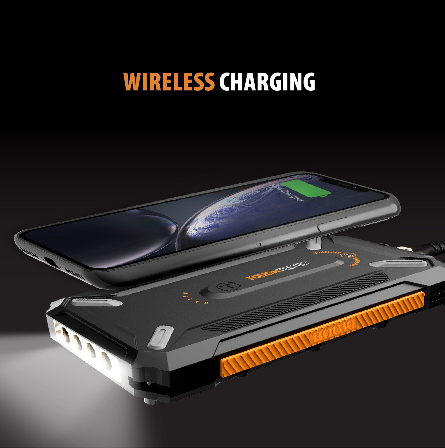 SOLAR  ROC16 16,000 mAh Powerbank with Wireless Charging & Power Delivery Fast Charging