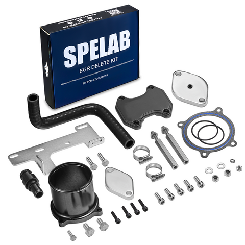 SPELAB 2010-2014 6.7L Cummins Dodge Ram EGR Delete Kit Throttle Valve Cooler