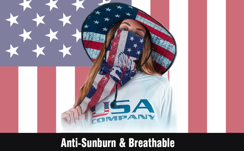 The American Patriot Multiple Use Face Cover Neck Tube