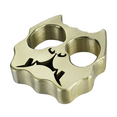 15mm Ultra-Thick Bulldog Real Brass Knuckles Self Defense