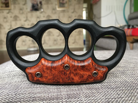brass knuckles self defense real - cakra edc gadgets