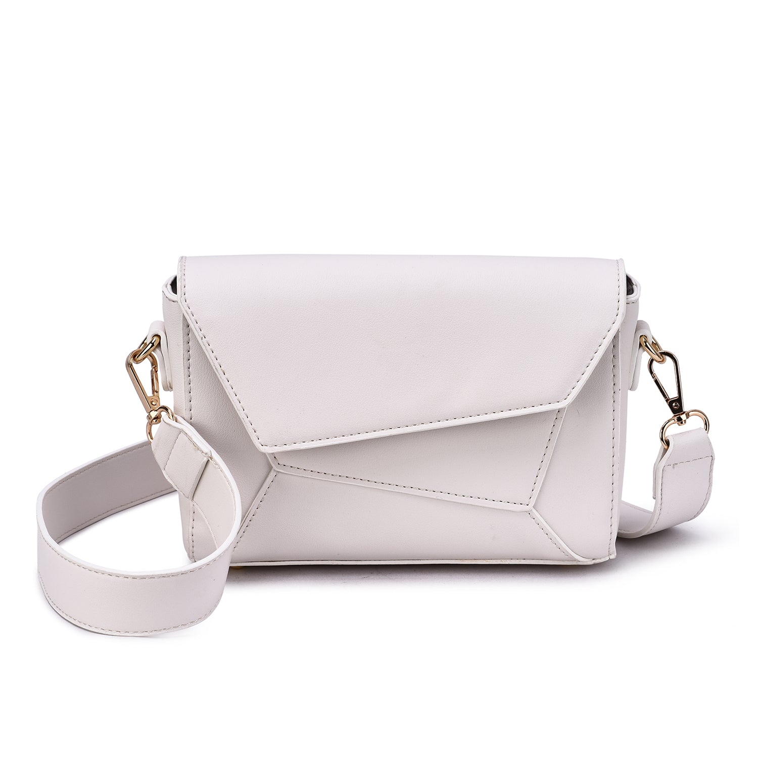 Sylvie Tonal Structured Flap Crossbody