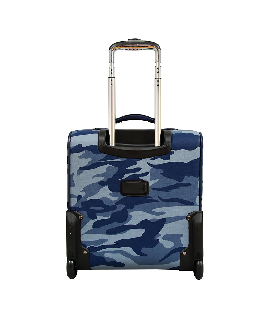 Brandy Camouflage Rolling Suitcase