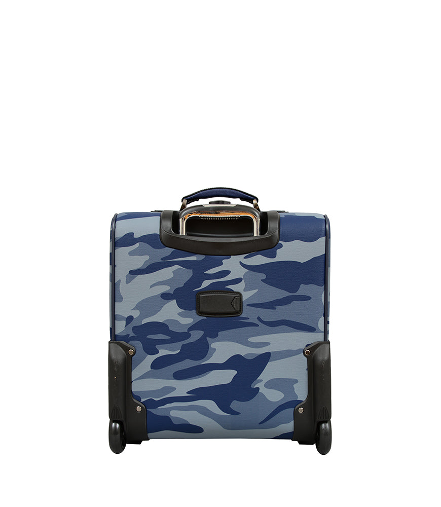 Brandy Camouflage Rolling Suitcase