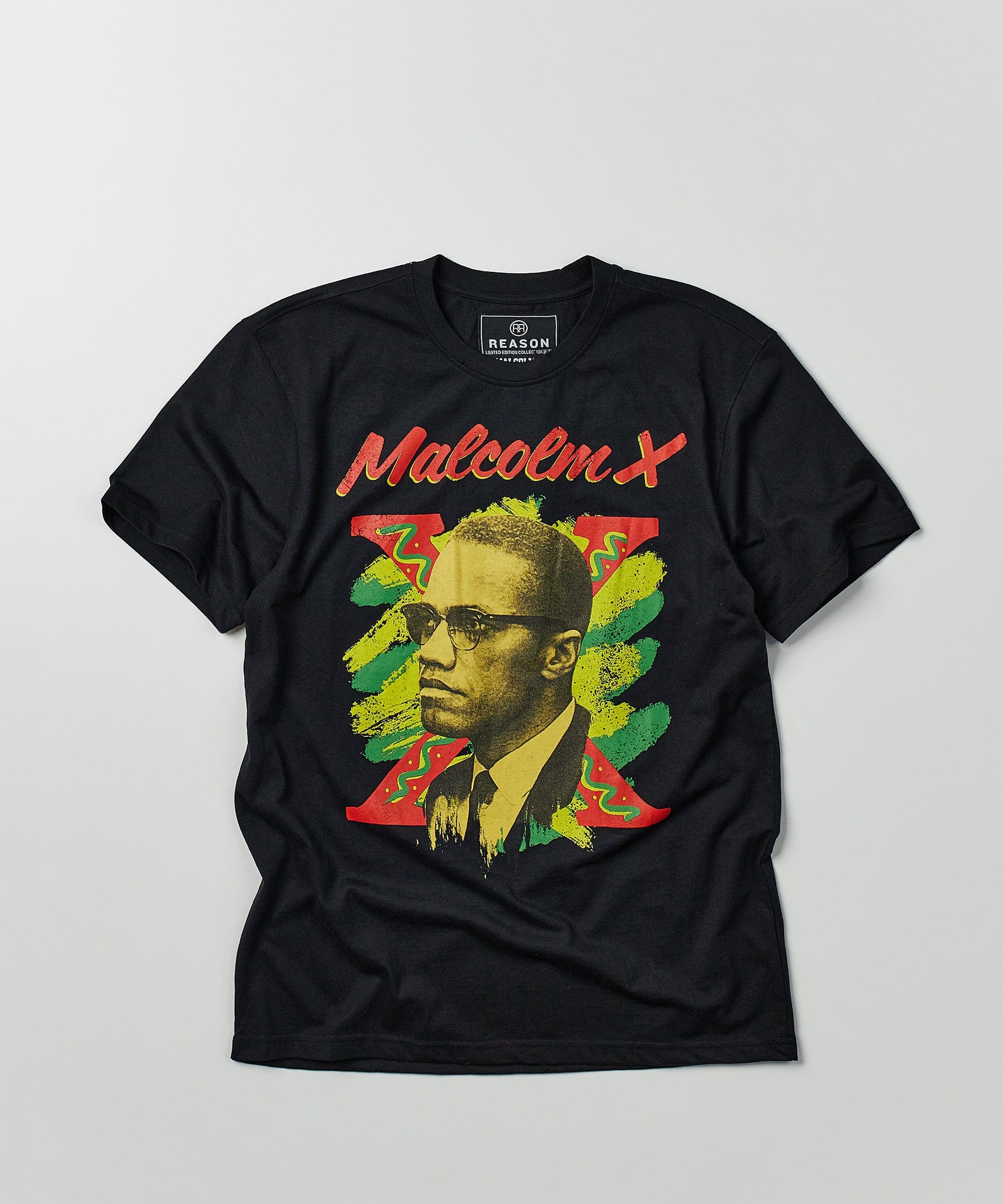 Malcolm X Vintage Short Sleeve Tee - Black