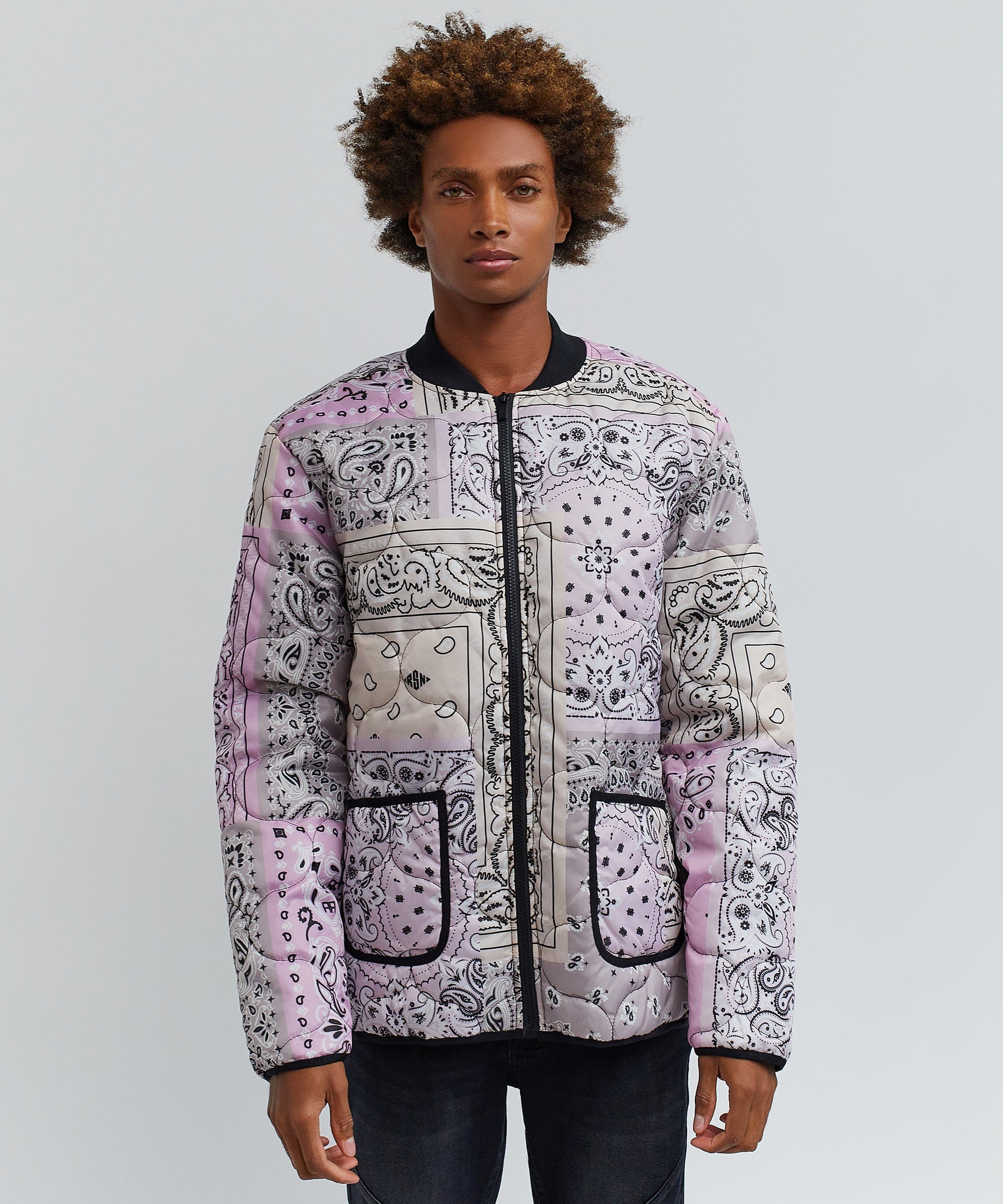 Paisley Quilted Jacket With Lining