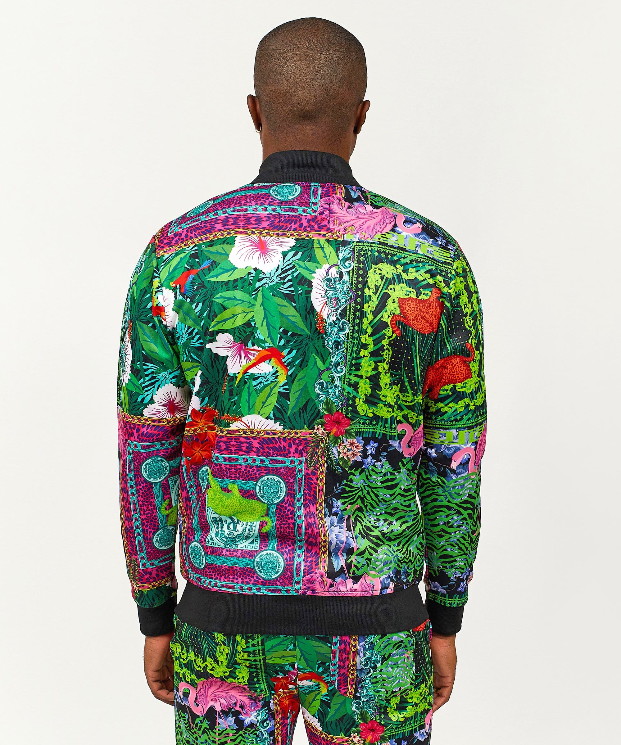 Botanics Allover Floral Print Track Jacket