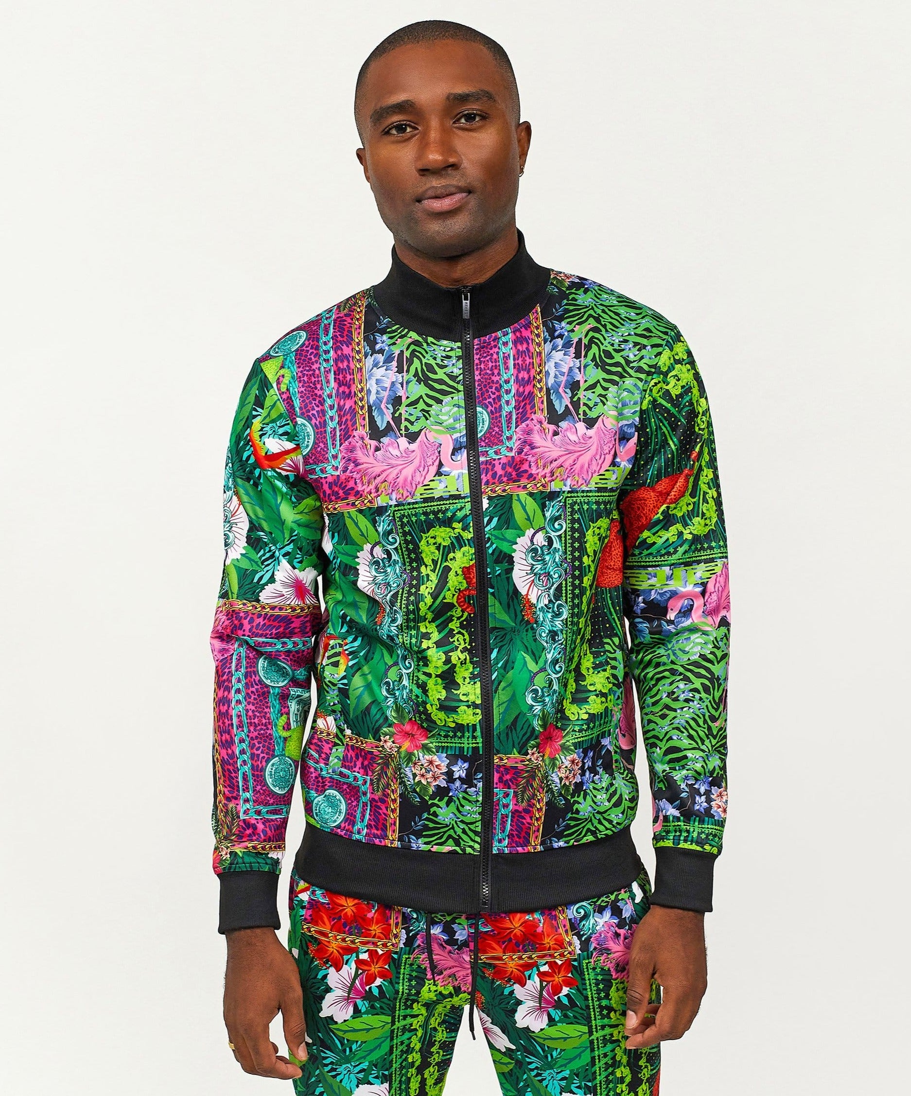 Botanics Allover Floral Print Track Jacket