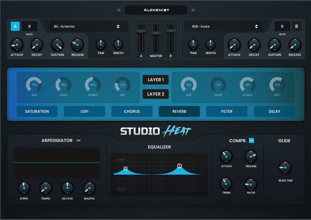 Modern Producers Studio Heat 1.0 Mac 破解版 VST音频110种乐器预设