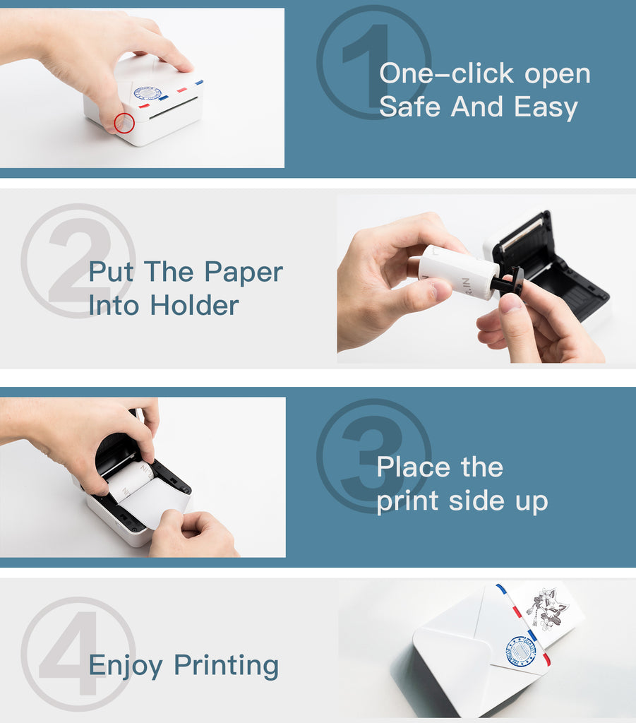 Phomemo M02S Portable Mini Pocket Thermal Printer