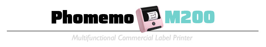 Phomemo M200 Inkless Portable Bluetooth Thermal Label Printer