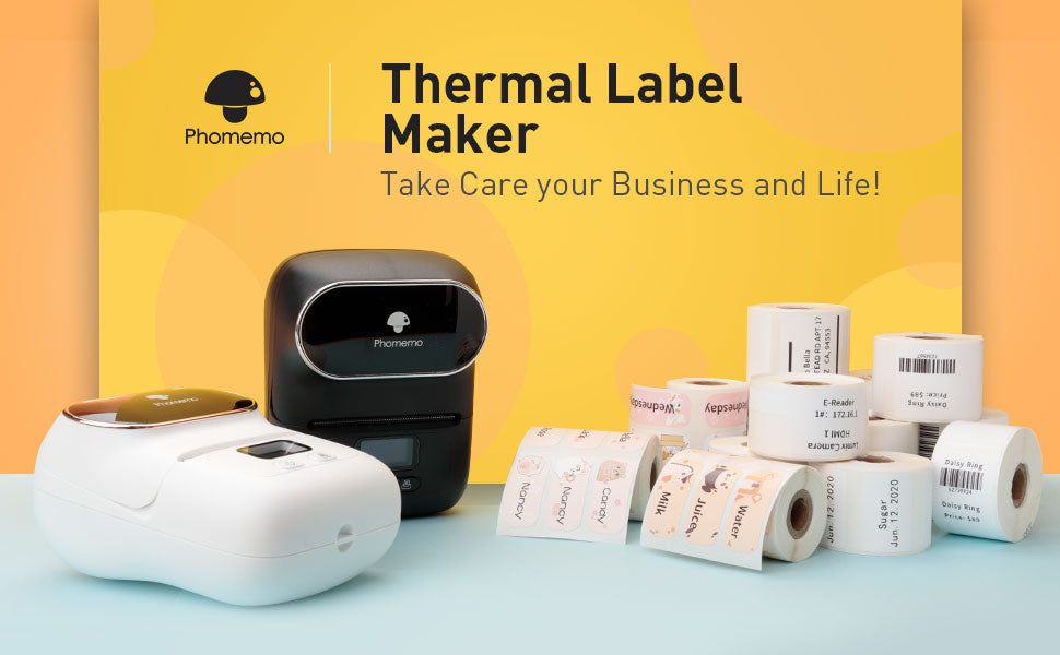 طابعة حرارية محمولة قابلة للشحن Phomemo M110 Label Maker