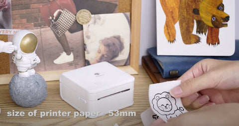 53mm size of printer paper