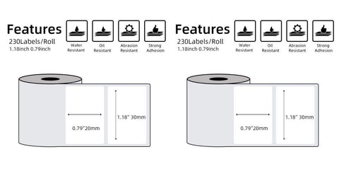 M110 portable label maker's label