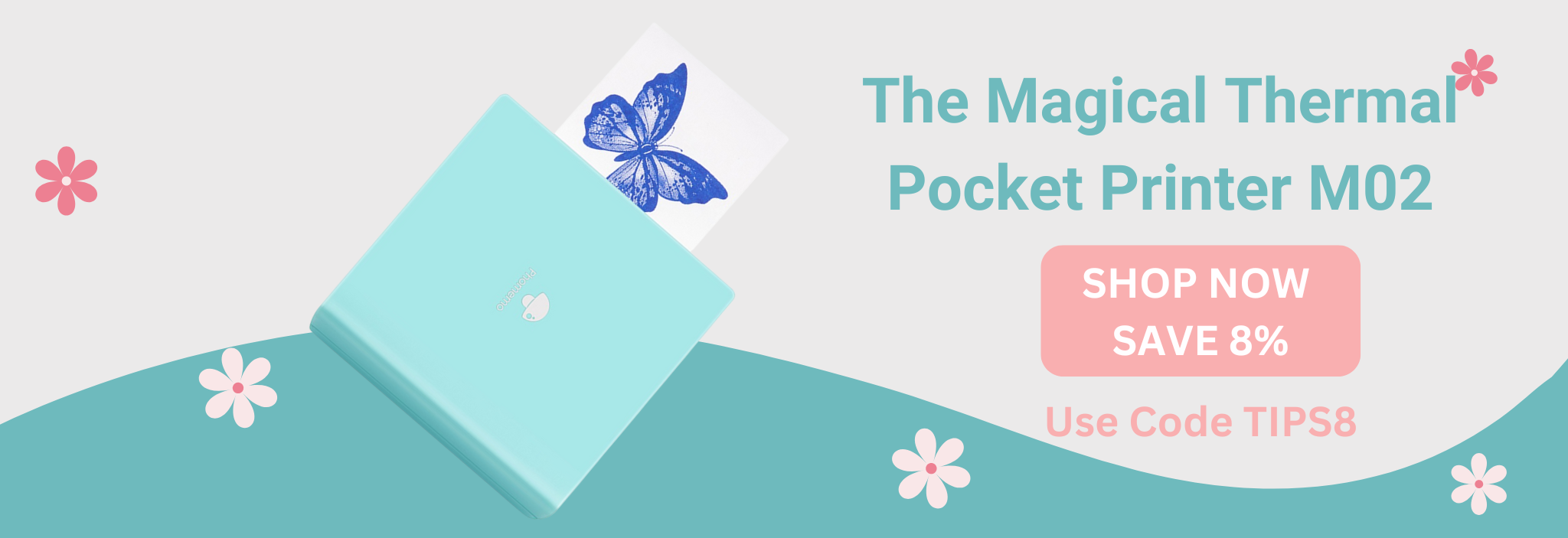 Phomemo M02 thermal pocket printer product card