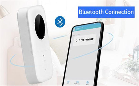 bluetooth connection with D30 portable label printer 