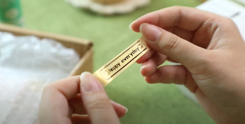 golden paper with everyday