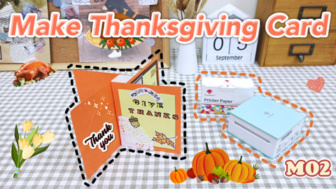 make handmade thanksgiving card