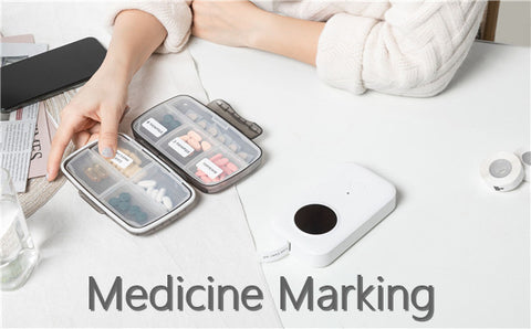 medicine marking of D30 portable thermal label printer