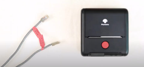 Phomemo M200 series printer print cable labels