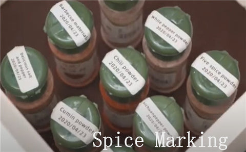 kitchen spice labels