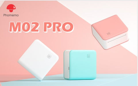 three options of Phomemo M02 PRO