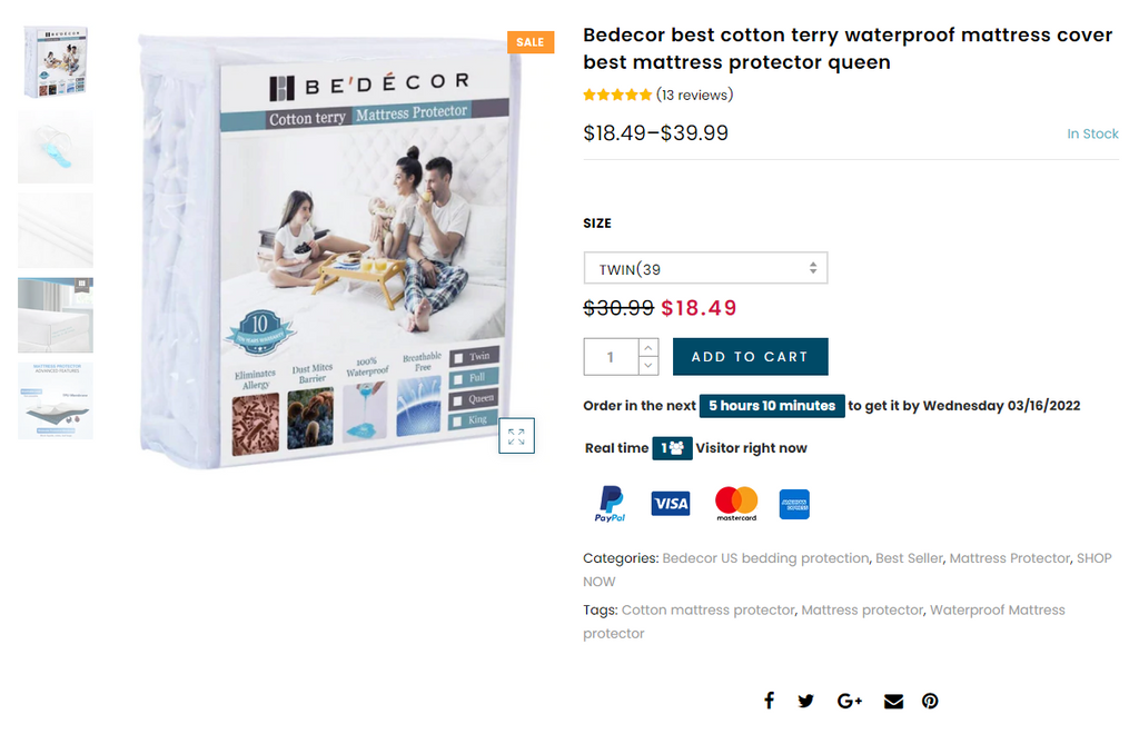 Bedecor best mattress protector queen